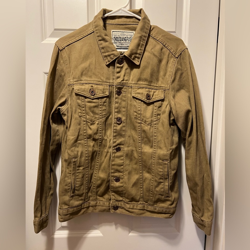 Men’s Khaki Jean Jacket